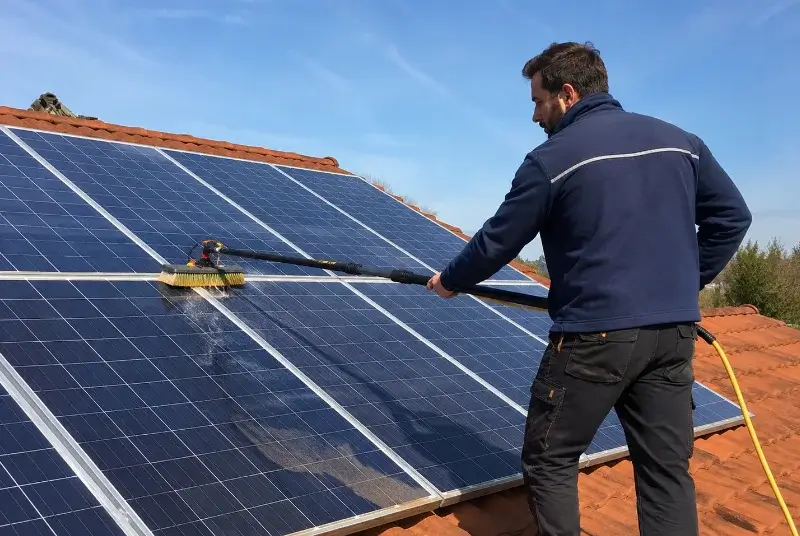 Nettoyage et entretien de panneaux solaires à Saint-Hippolyte
